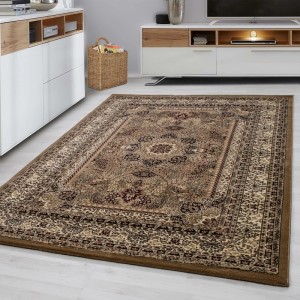 Beiger Ayyildiz Orientteppich Marrakesh, 160x230 cm, mit orientalischem Muster.