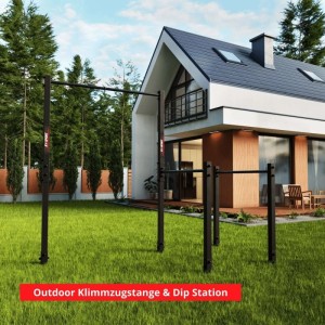 K-SPORT Outdoor Reck mit Garten Klimmzugstange