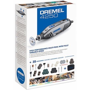 Dremel 4250-35 Multifunktionswerkzeug im Set mit 35 Zubehörteilen und Softbag.