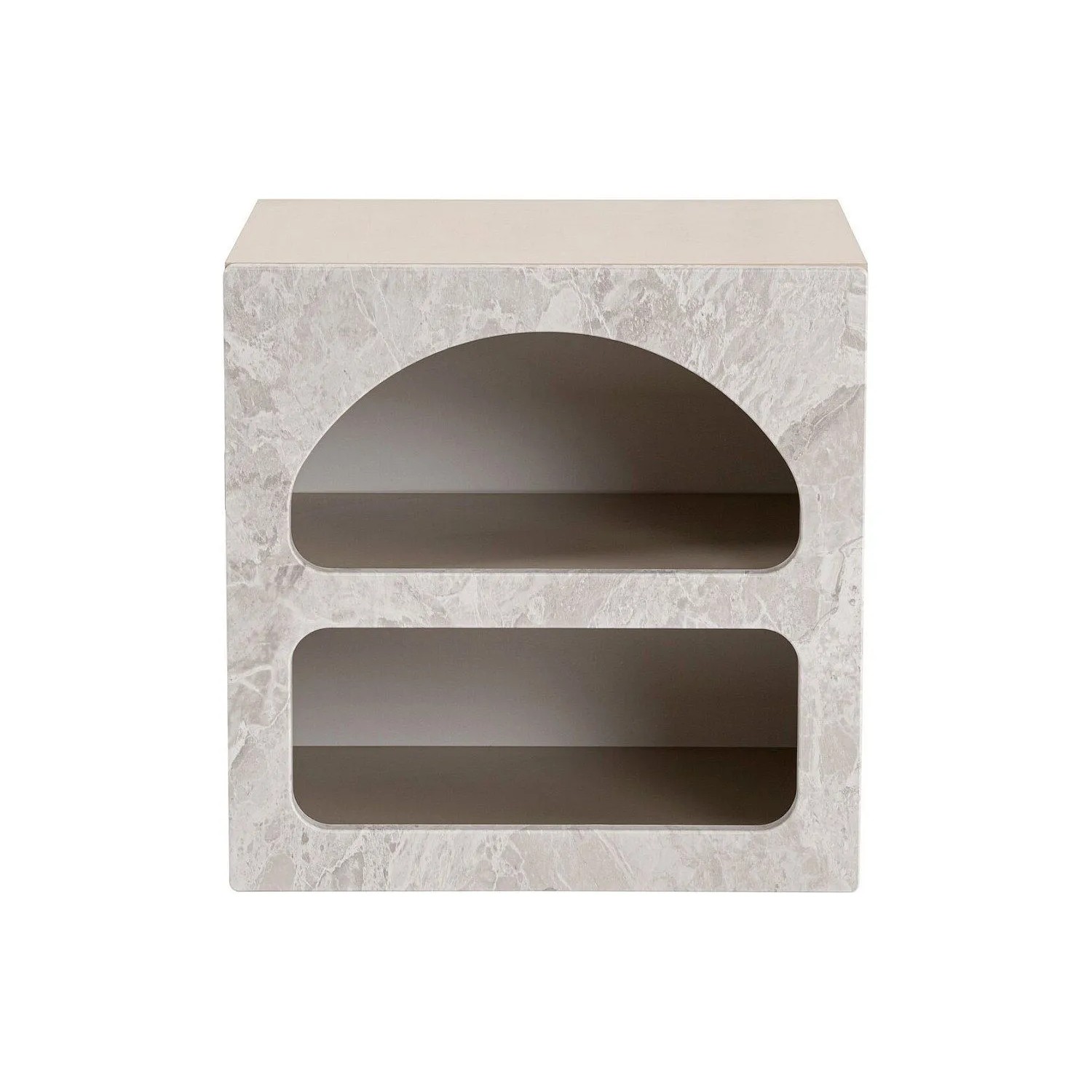 Vente-unique Nachttisch Luela Grau 50 cm
