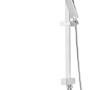 Verchromtes Schulte ExpressPlus Duschsystem Rain II mit Kopf- und Handbrause.