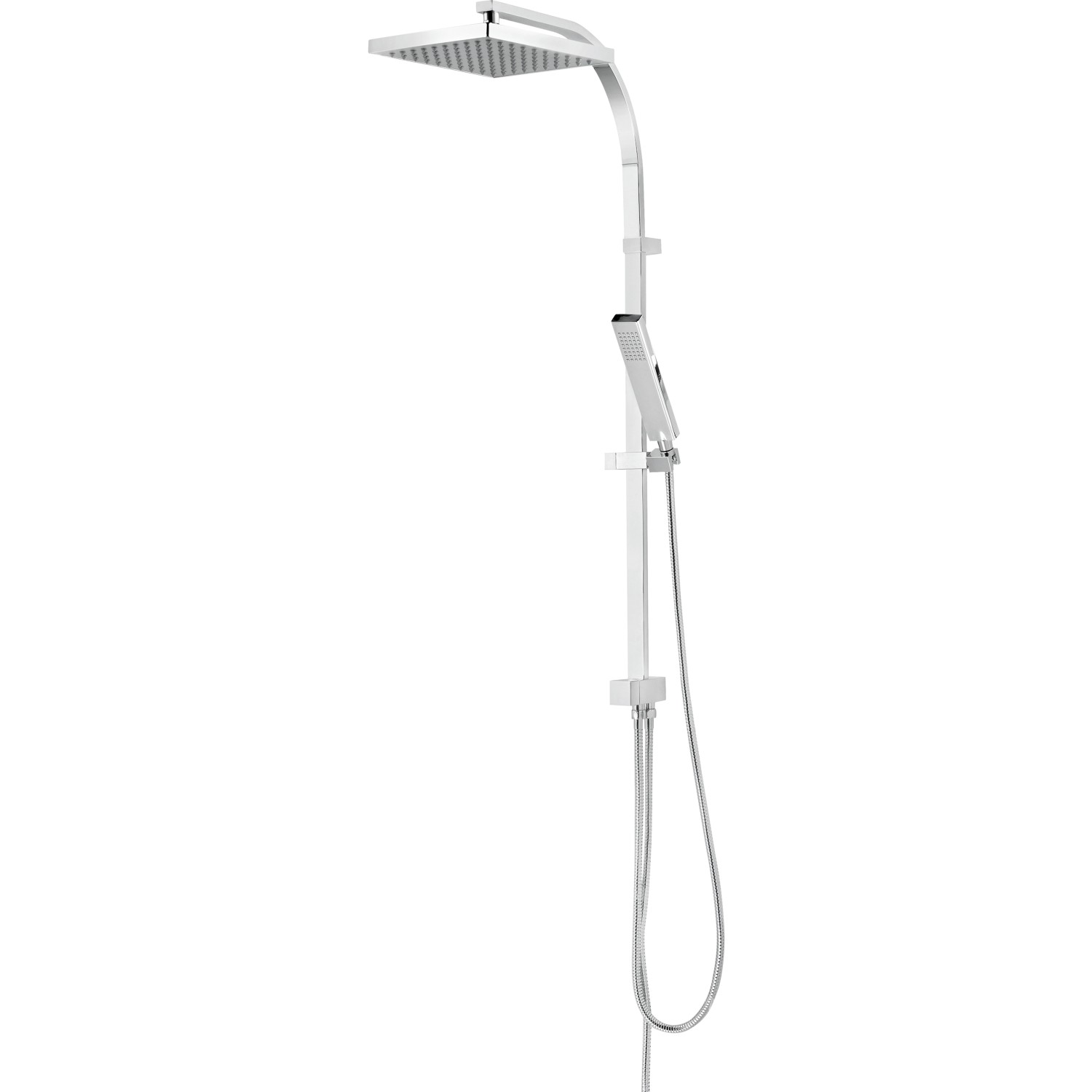 Thumbnail - Schulte ExpressPlus Duschsystem Rain II mit Umsteller Verchromt