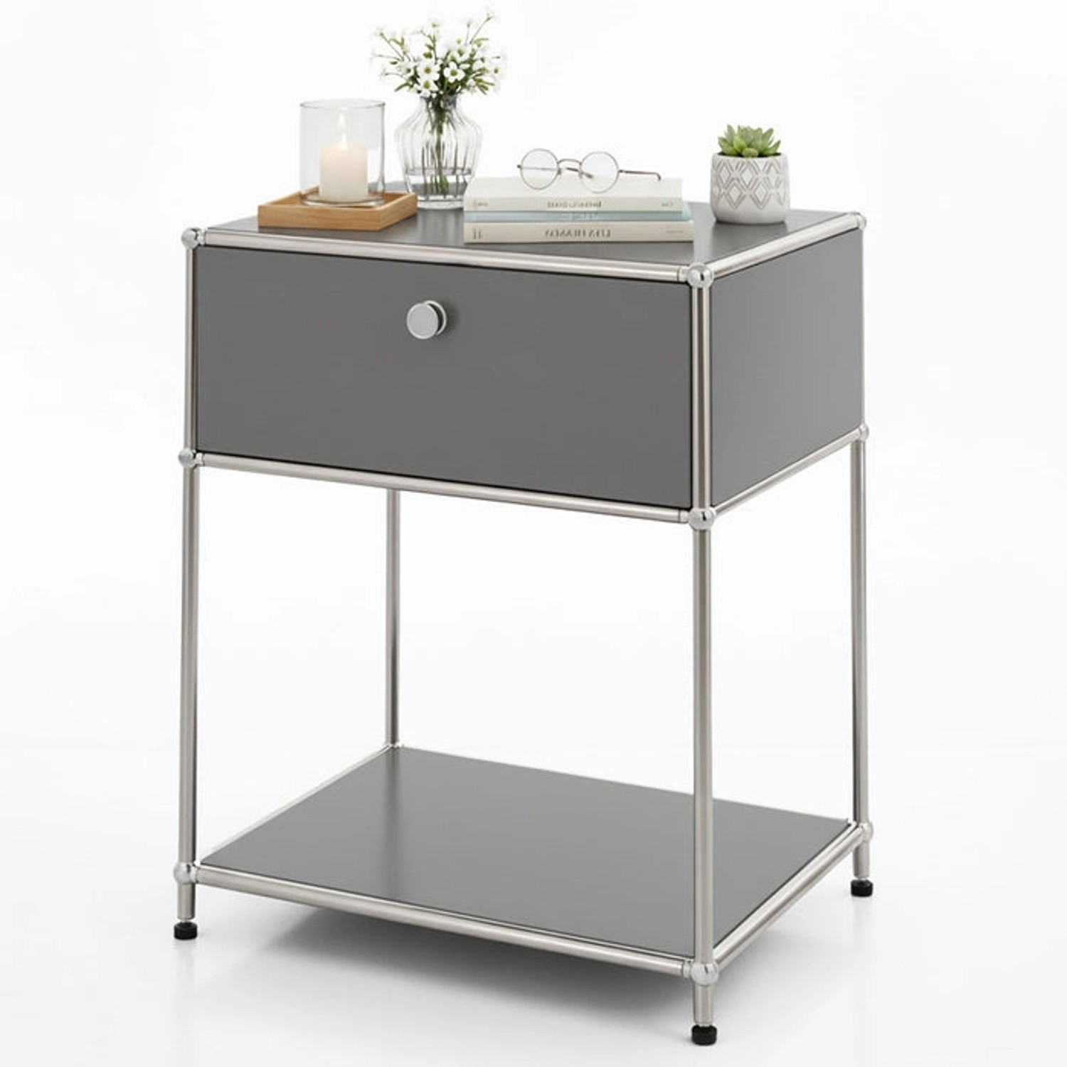 Floordirekt Metallregal Concept Epure MK-139 Beistelltisch 50 x 40 x 63 cm günstig online kaufen