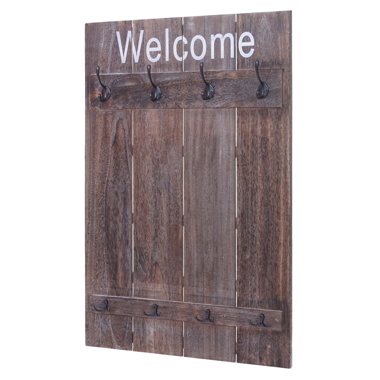 MCW Wandgarderobe C89 Welcome Shabby Braun Shabby