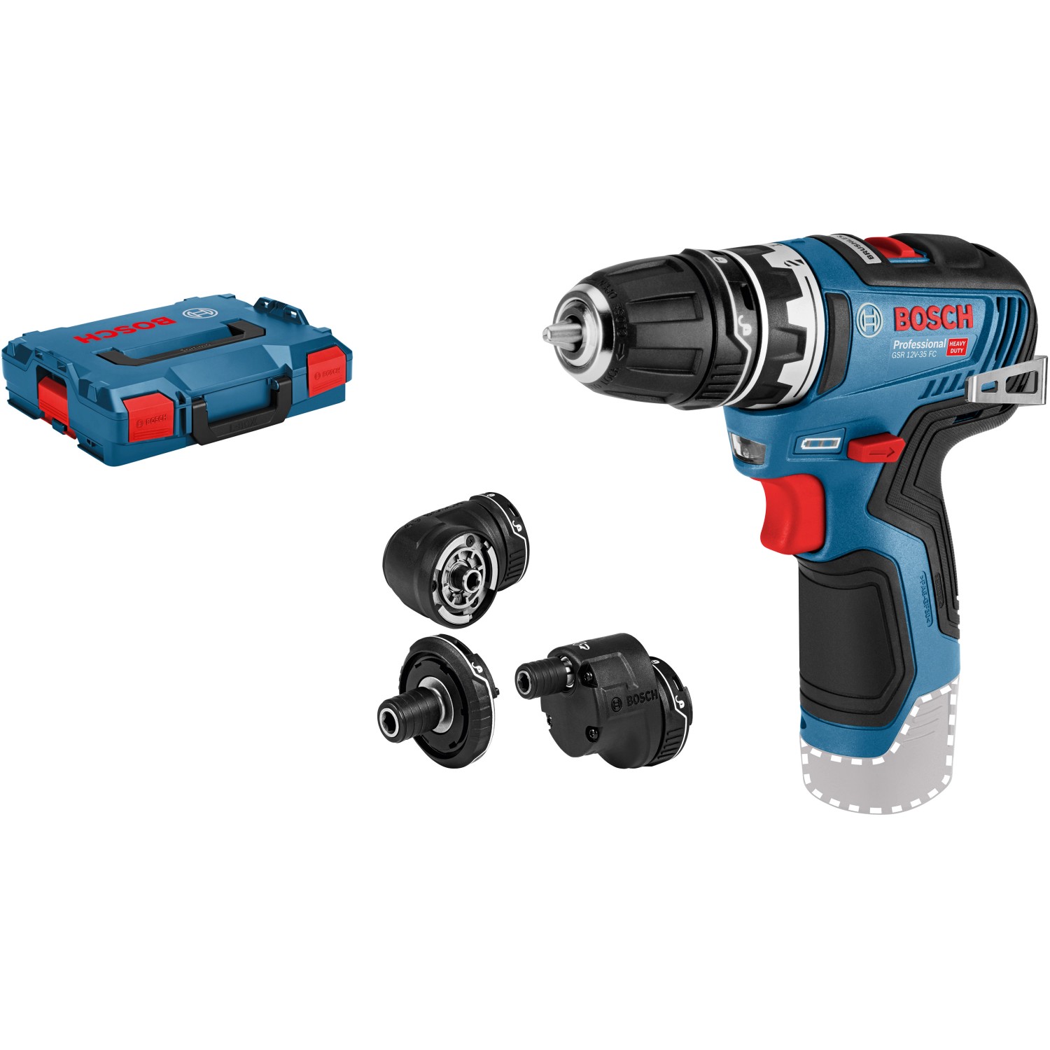 Bosch Professional Akku-Bohrschrauber GSR 12V-35 Flexi Click Solo