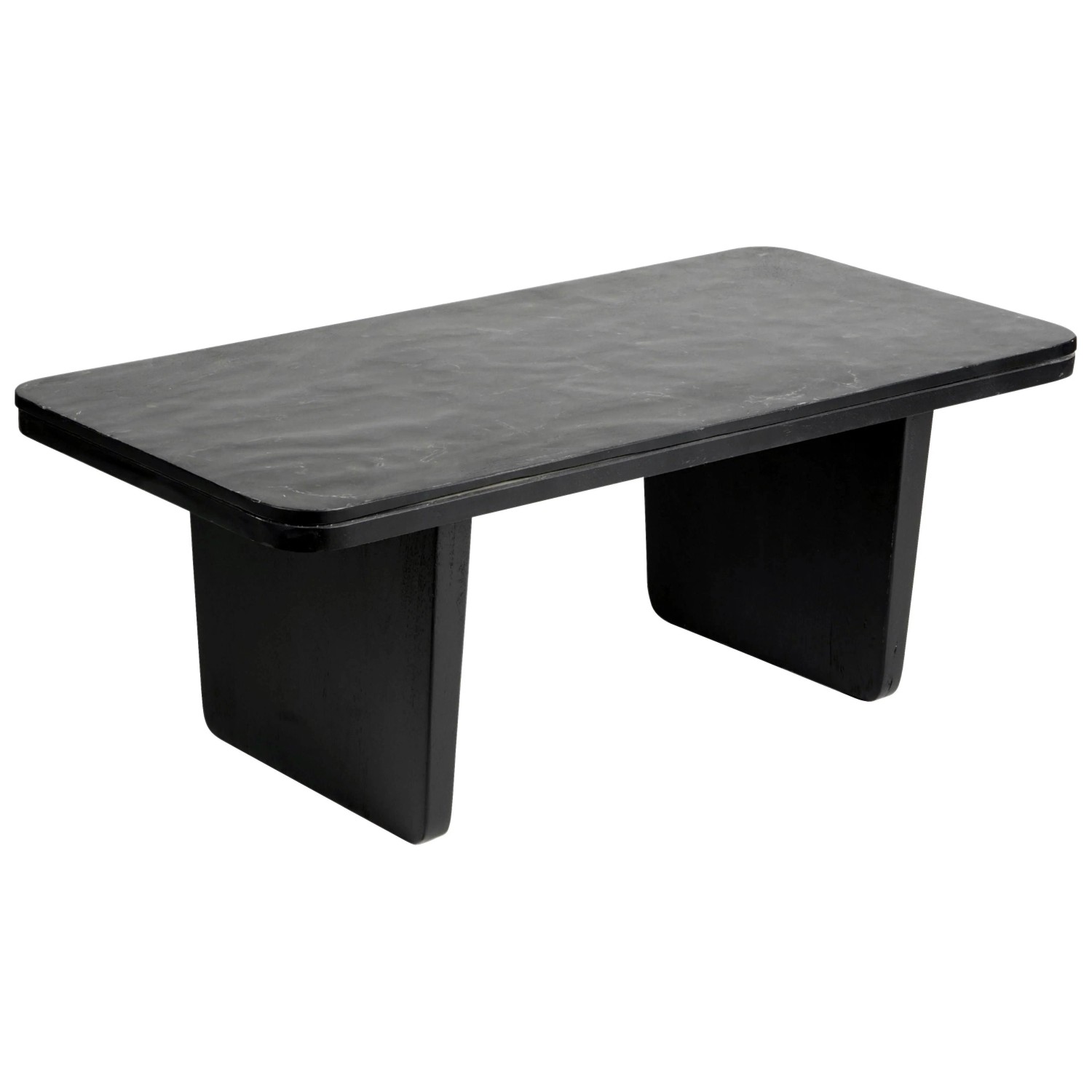 Premium Living Couchtisch Leon Schwarz Mangoholz