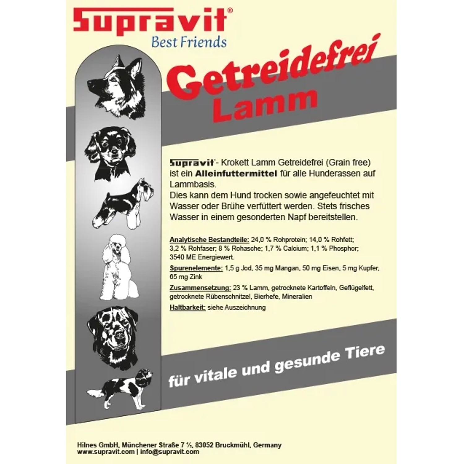 Supravit Hundetrockenfuttermischung mit Lamm und Kartoffeln_8