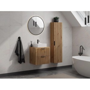 Vente-unique Badmöbel-Set Zevara Naturfarben Hell 60 cm