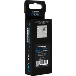 DPD N°4 Tabletten für Pooltester zur Messung des Aktivsauerstoffgehalts, 50 Stück.