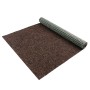 Primaflor Rasenteppich Green Braun, teilweise aufgerollt, Noppen sichtbar.