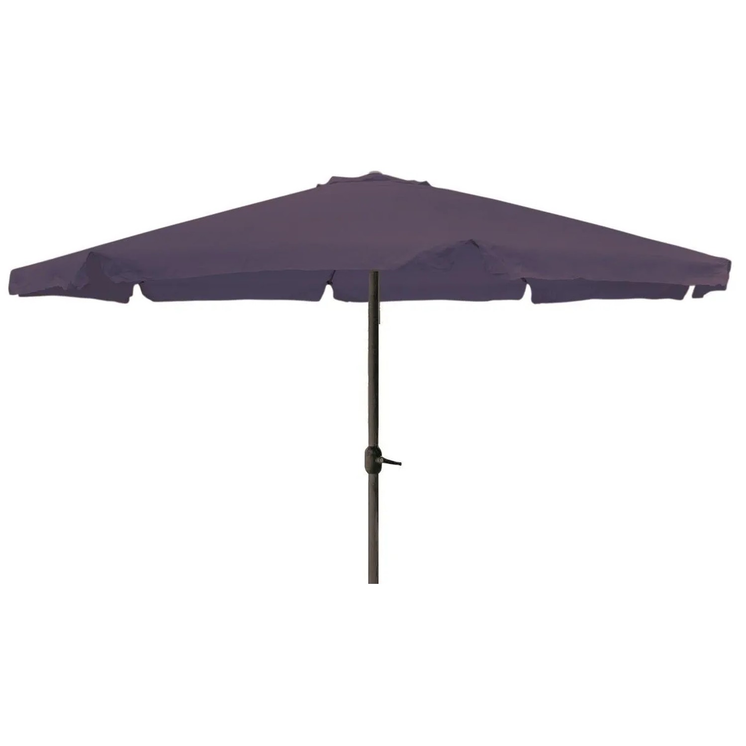 Lex XXL Alu Sonnenschirm Ø 4 m Kurbelschirm Gartenschirm Marktschirm Krempe günstig online kaufen