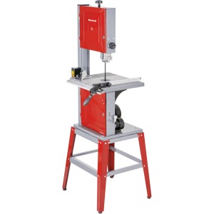 Einhell Bandsäge TC-SB 305 U: Standgerät in Rot/Grau für präzise Schnitte in Holz und Kunststoff.