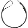 Verstellbare Hunter Führleine Neopren, 2 m, schwarz-grau. Hundeleine aus Nylon mit weicher Neoprenpolsterung.