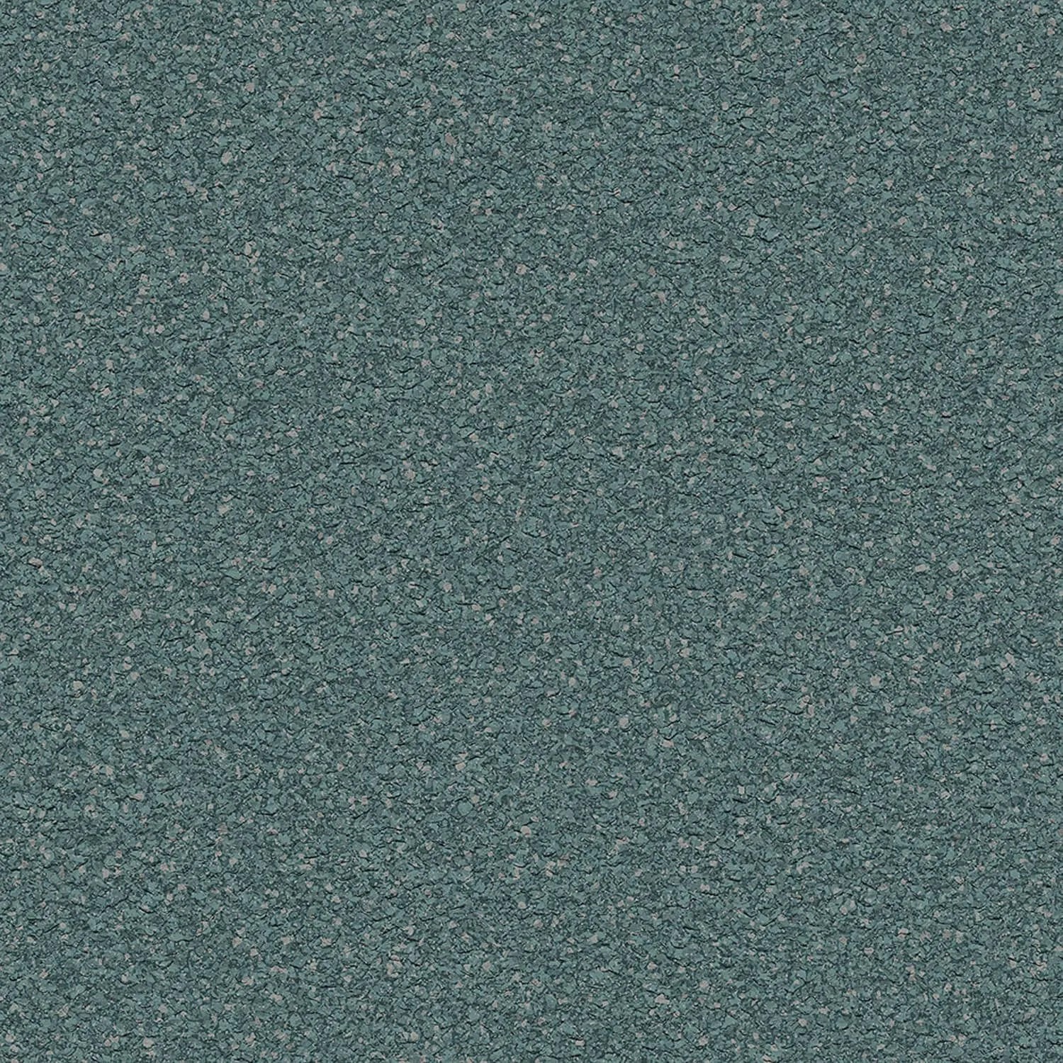 PROFHOME Sa524087-Di Struktur Tapete Uni Perlmutt Effekt Blau Petrol 0,53 m x 10,05 m  5,33 m2