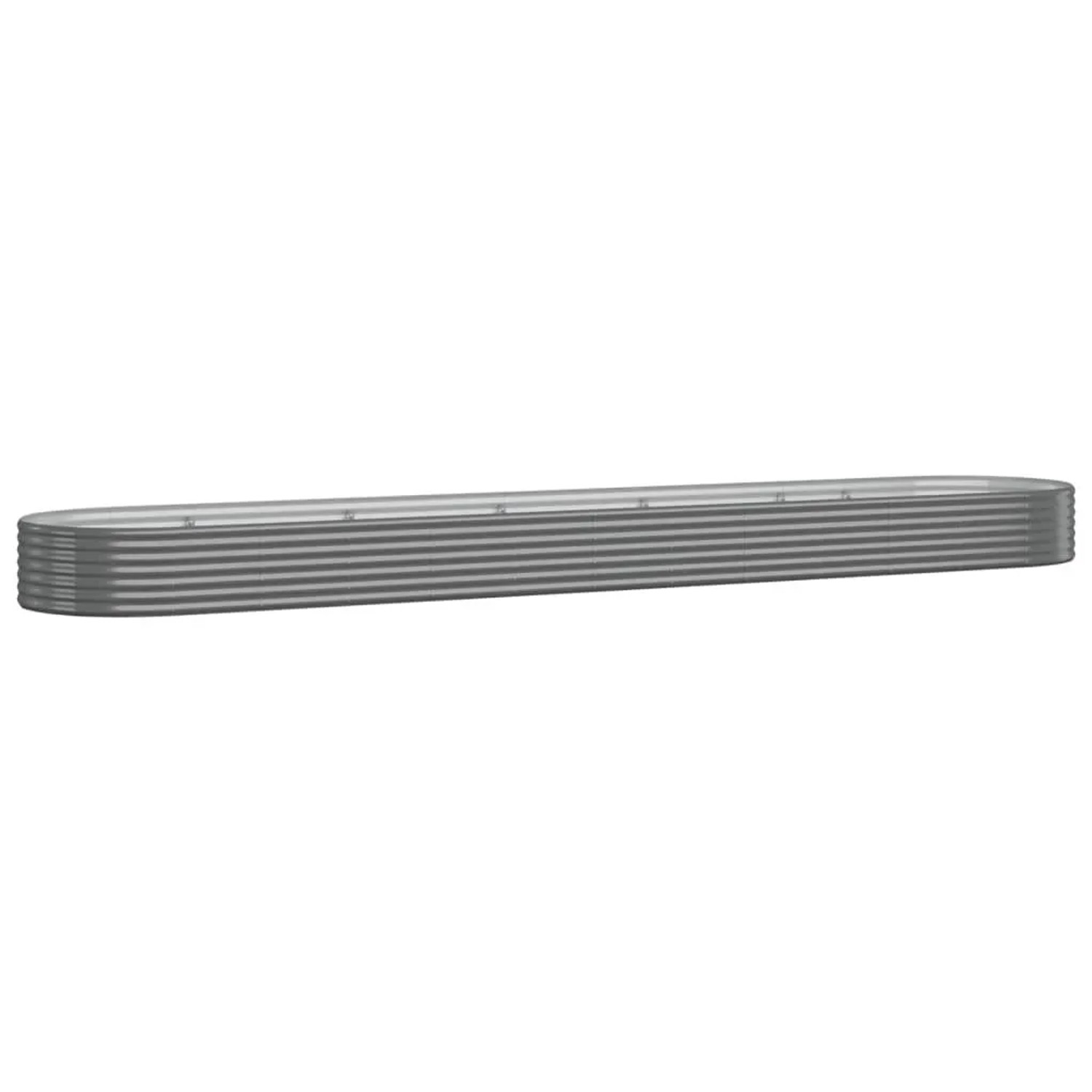 Furnicato Hochbeet Verzinkter Stahl 507x100x36 Cm Grau