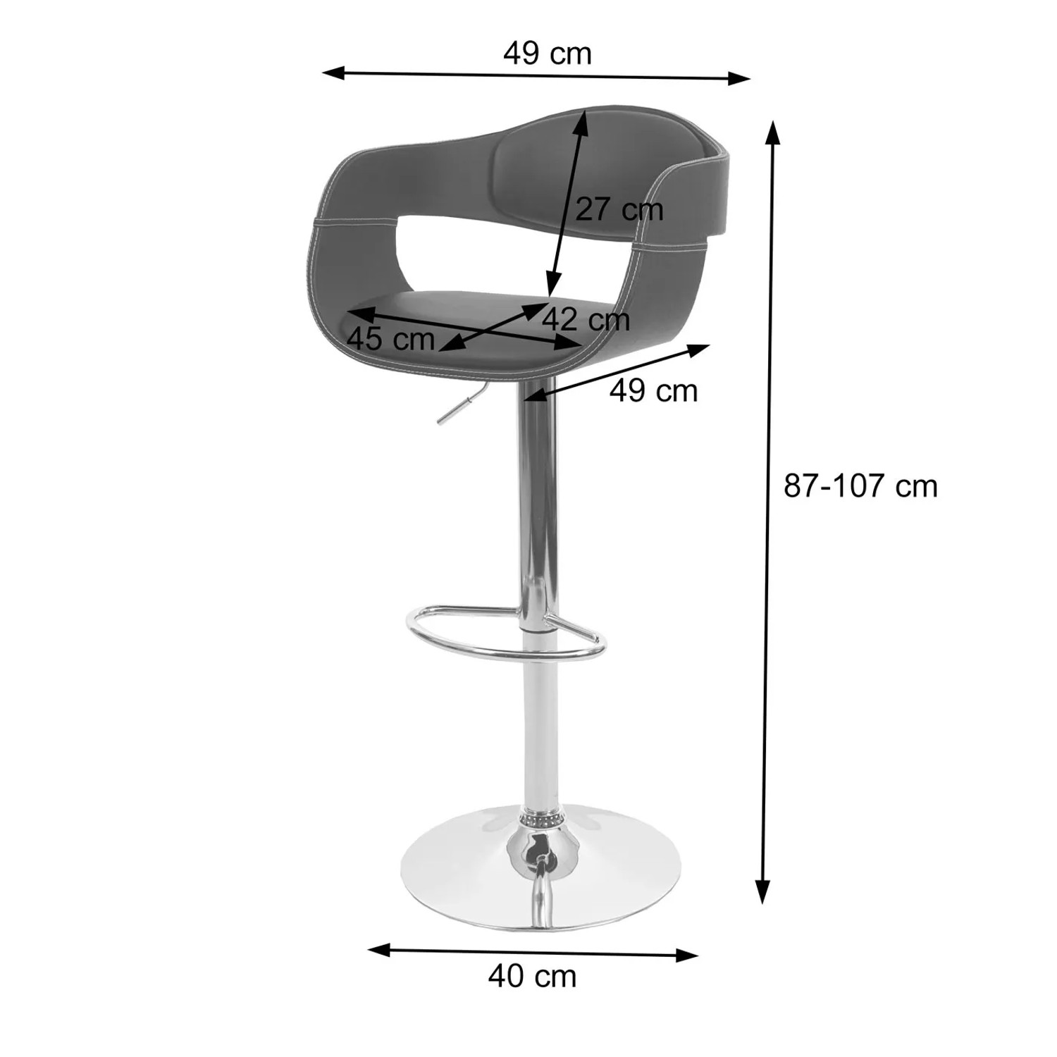 MCW Barhocker A47b Creme kaufen bei OBI
