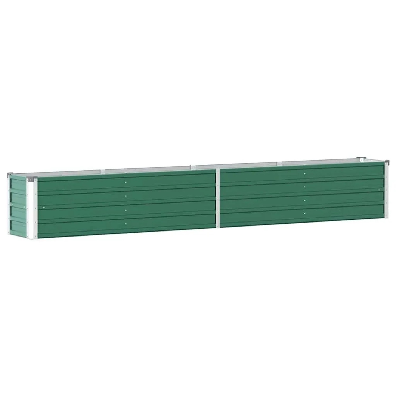 Furnicato Garten Hochbeet Verzinkter Stahl 320x40x45 Cm Grün