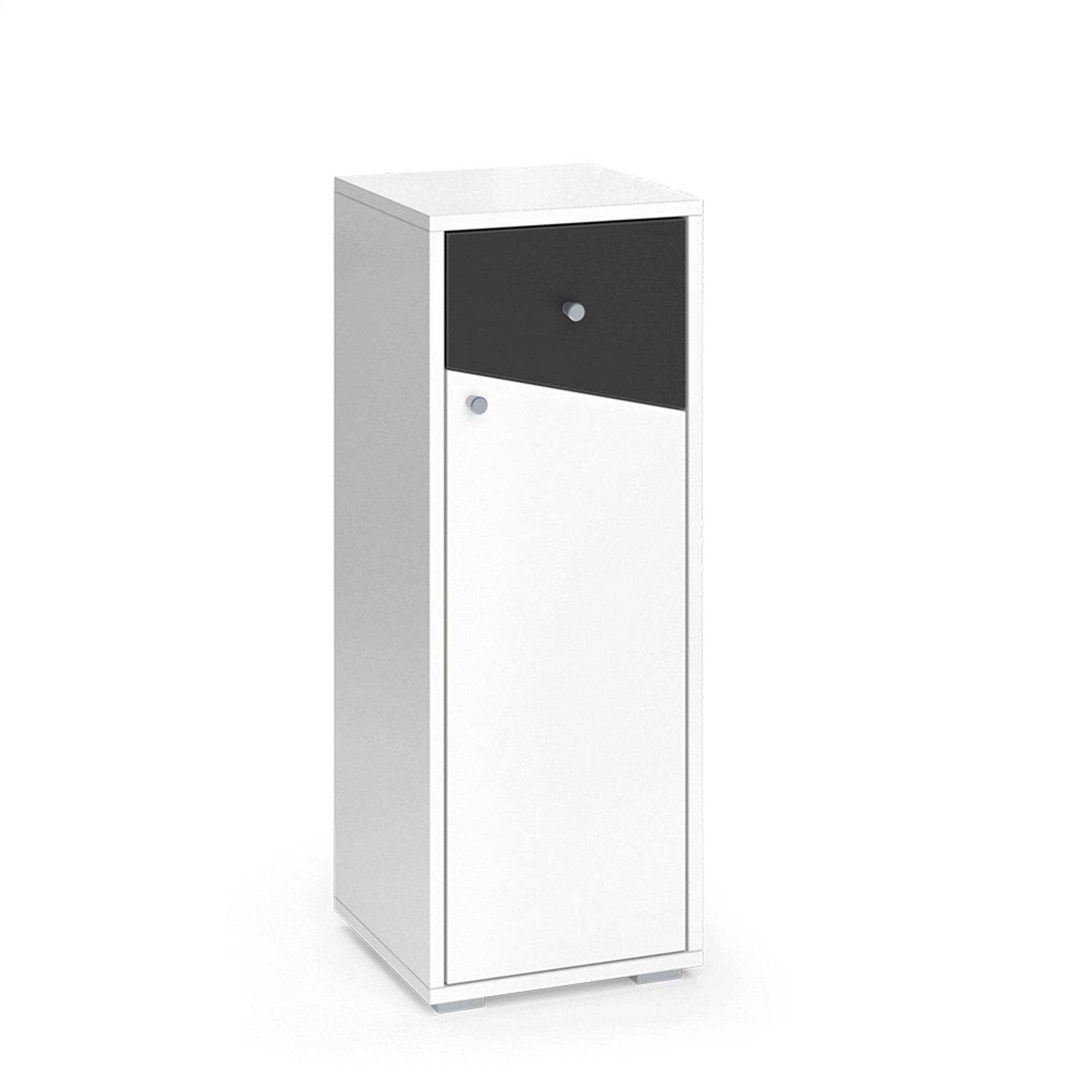 Vicco Midischrank Irida Weiß/Anthrazit 30 x 81 cm