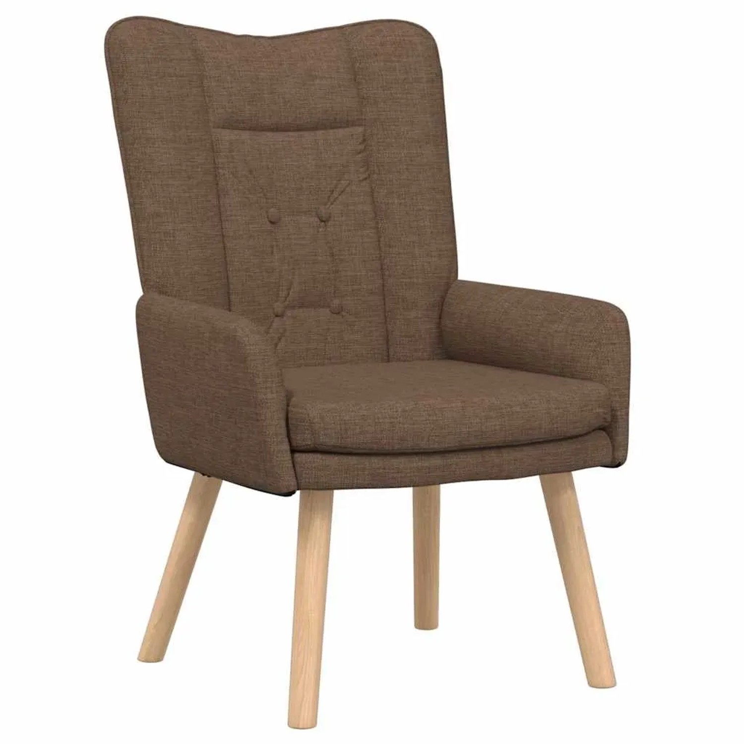 vidaXL Relaxsessel Braun 63 x 67 x 94 cm Stoff 42001828