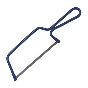 LUX Universal Säge Comfort 145 mm, blaue Metallsäge für Holz, Kunststoff und Metall.