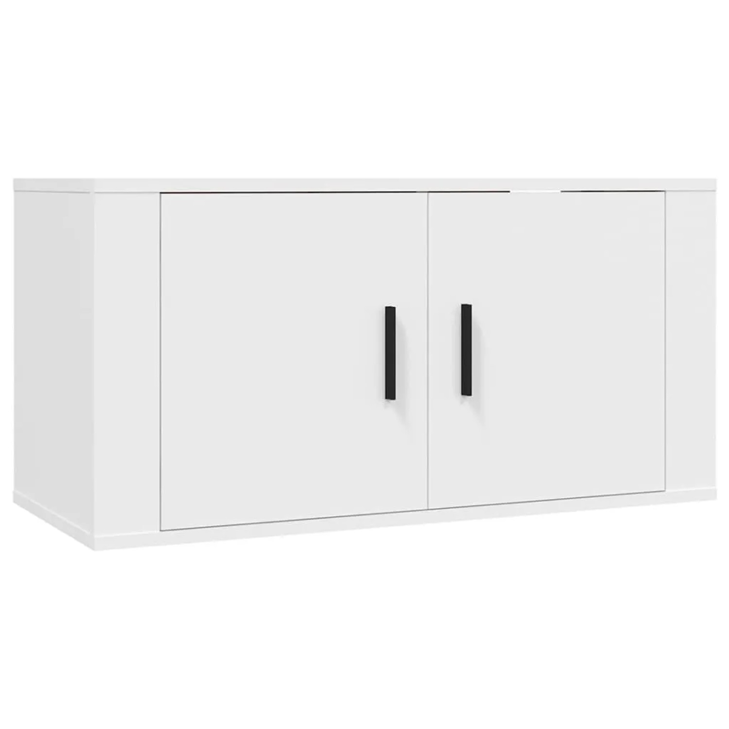 vidaXL TV-Wandschrank Weiß 80x34,5x40 cm 816624