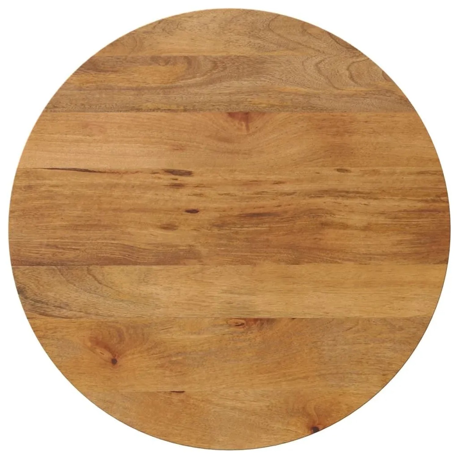 VidaXL Tischplatte Ø 80x2, 5 Cm Rund Massivholz Mango 370078