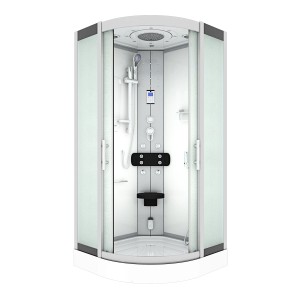 AcquaVapore D46-10M2 Dampfdusche 90x90 cm mit Regendusche, Handbrause und Massagedüsen.