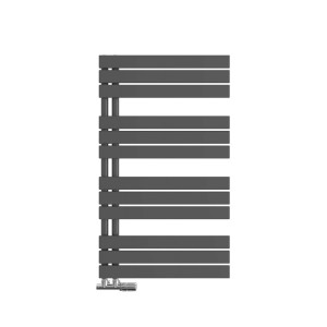 Emke Badheizkörper 100x60cm, 639W, Anthrazit, Handtuchwärmer für Badezimmer.