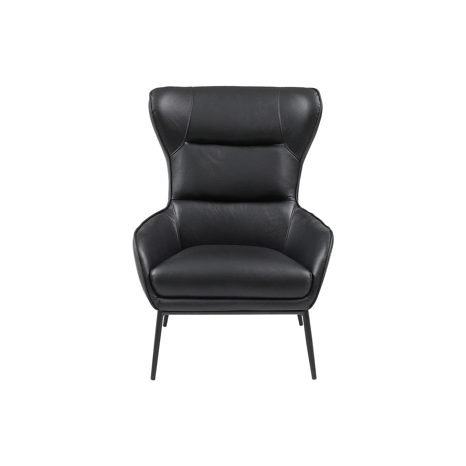 Vente-unique Sessel Mit Gerader Rückenlehne Dinnia Schwarz 69 cm