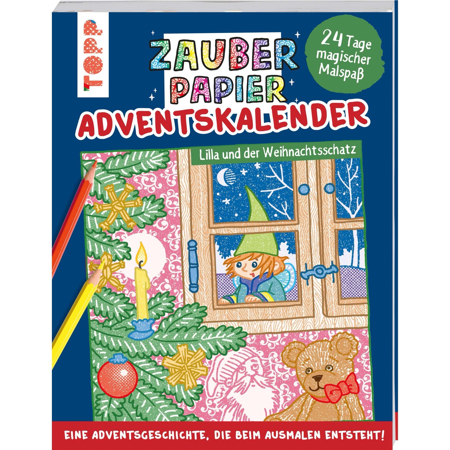 Zauberpapier Adventskalender - Lilla und der Weihnachtsschatz
