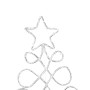 vidaXL Lichterbaum in Weihnachtsbaumform Mehrfarbig 80 x 56 cm PVC 42018958_9