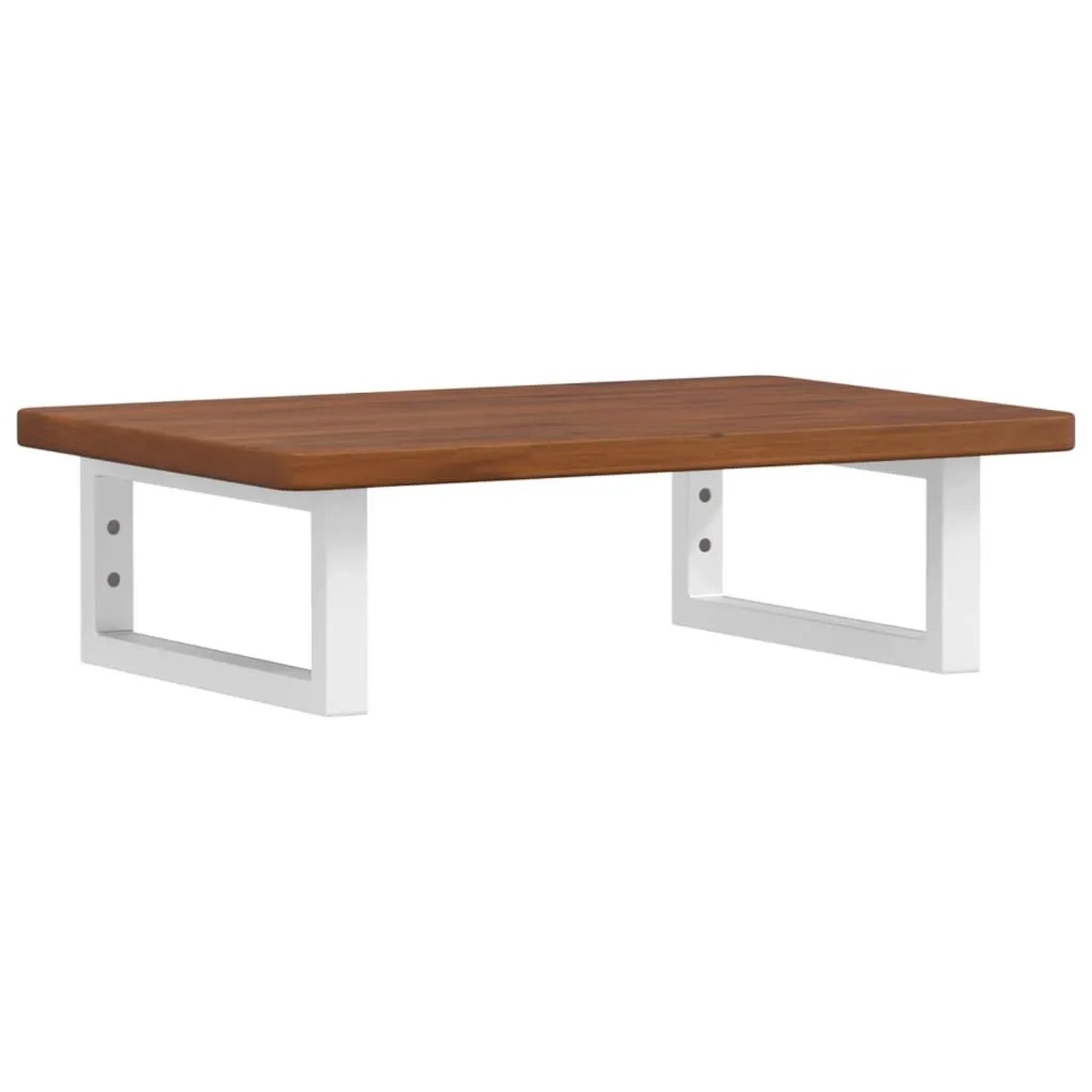 vidaXL Waschtischplatte mit Halterung Stahl und Massivholz Eiche 3302348 günstig online kaufen