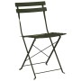 vidaXL Garten Klappstuhl 2 Stk Grün 42 x 46 x 82cm Stahl 42002955_4
