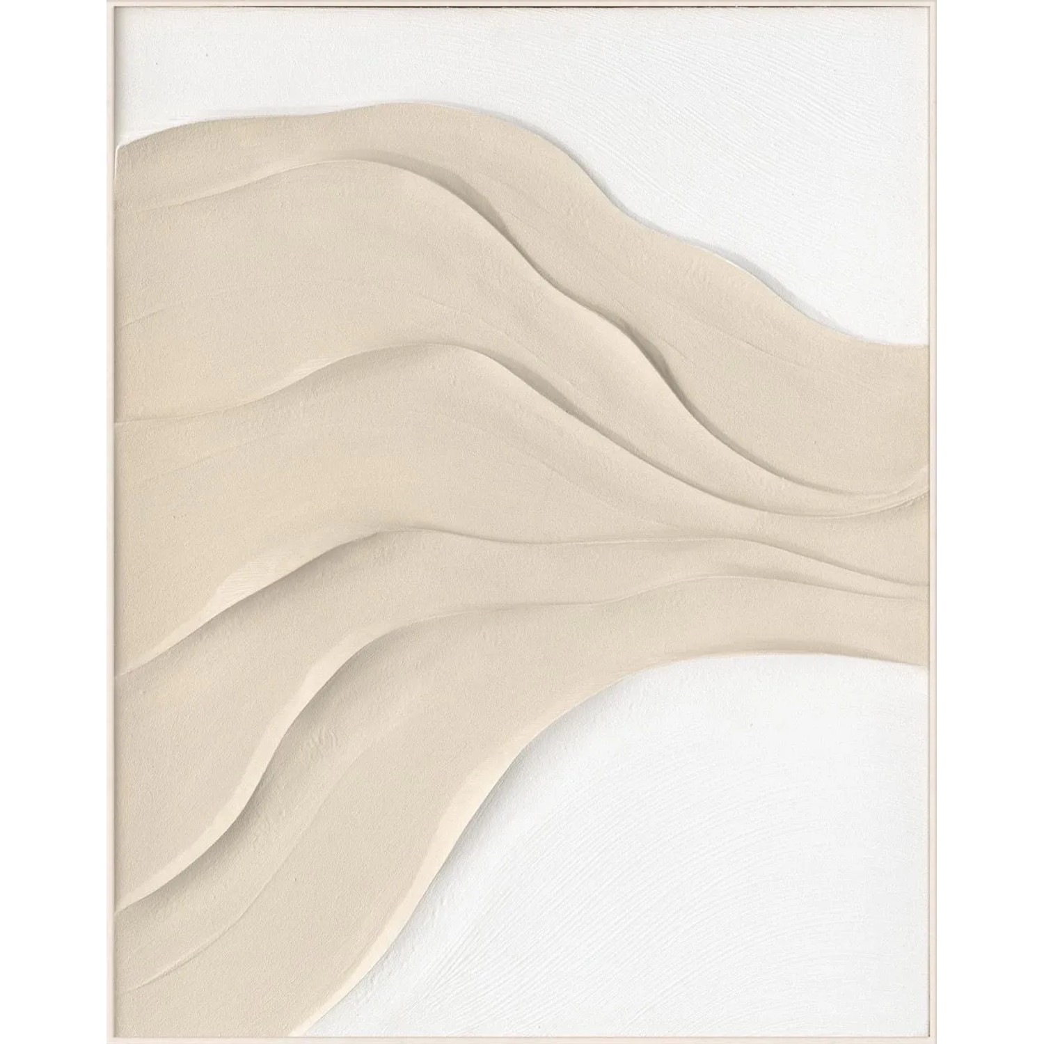Art Universe Leinwandbild Bright Sandy Waves 80 x 100 cm