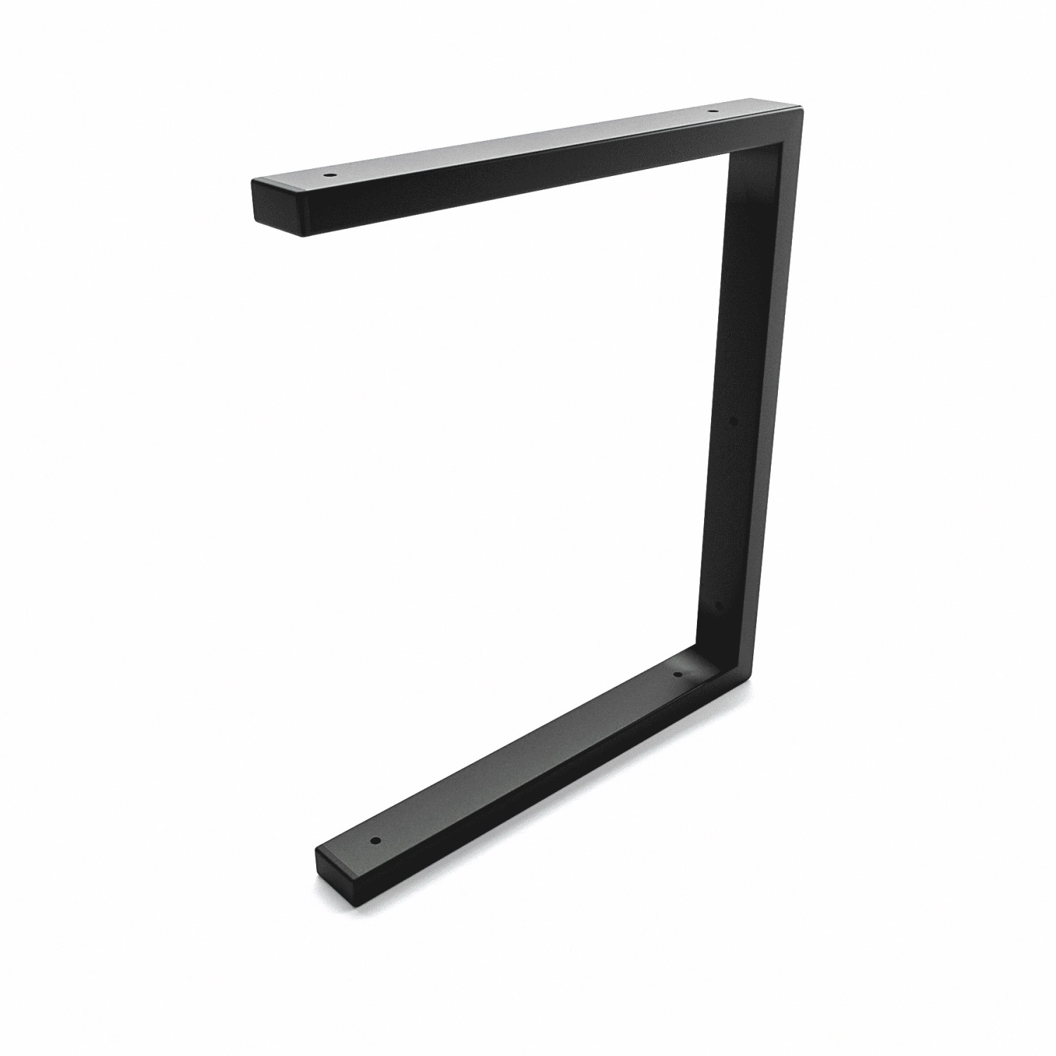HEVVA Waschtischhalterung LAHN 35 cm Tief 1 Halter Schwarz günstig online kaufen