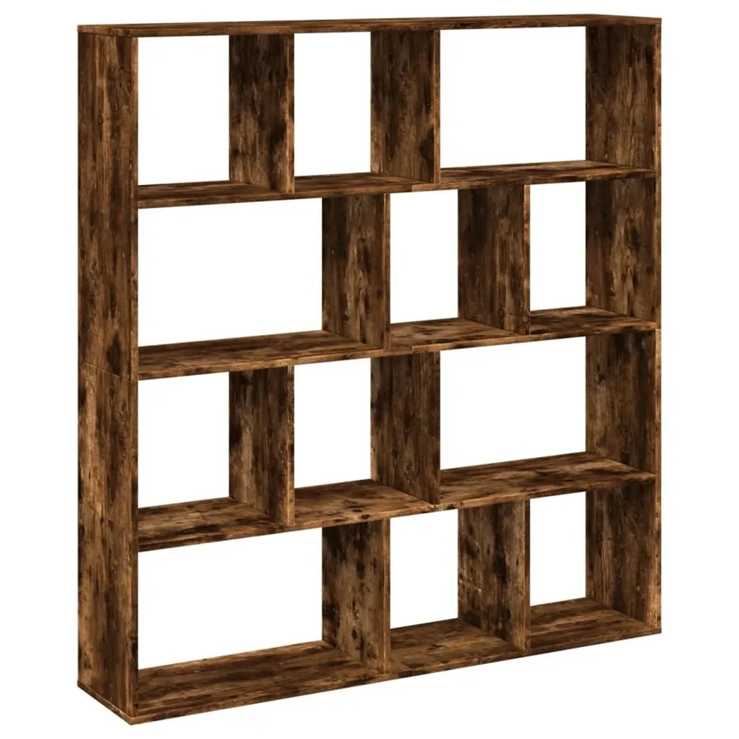 vidaXL Bücherregal Räuchereiche 132x29x141,5 cm Holzwerkstoff 3310311