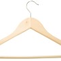 Holz-Kleiderbügel mit Steg, 8er-Pack für Hosen und Oberteile, Teil der Kategorie Textile Aufbewahrung.