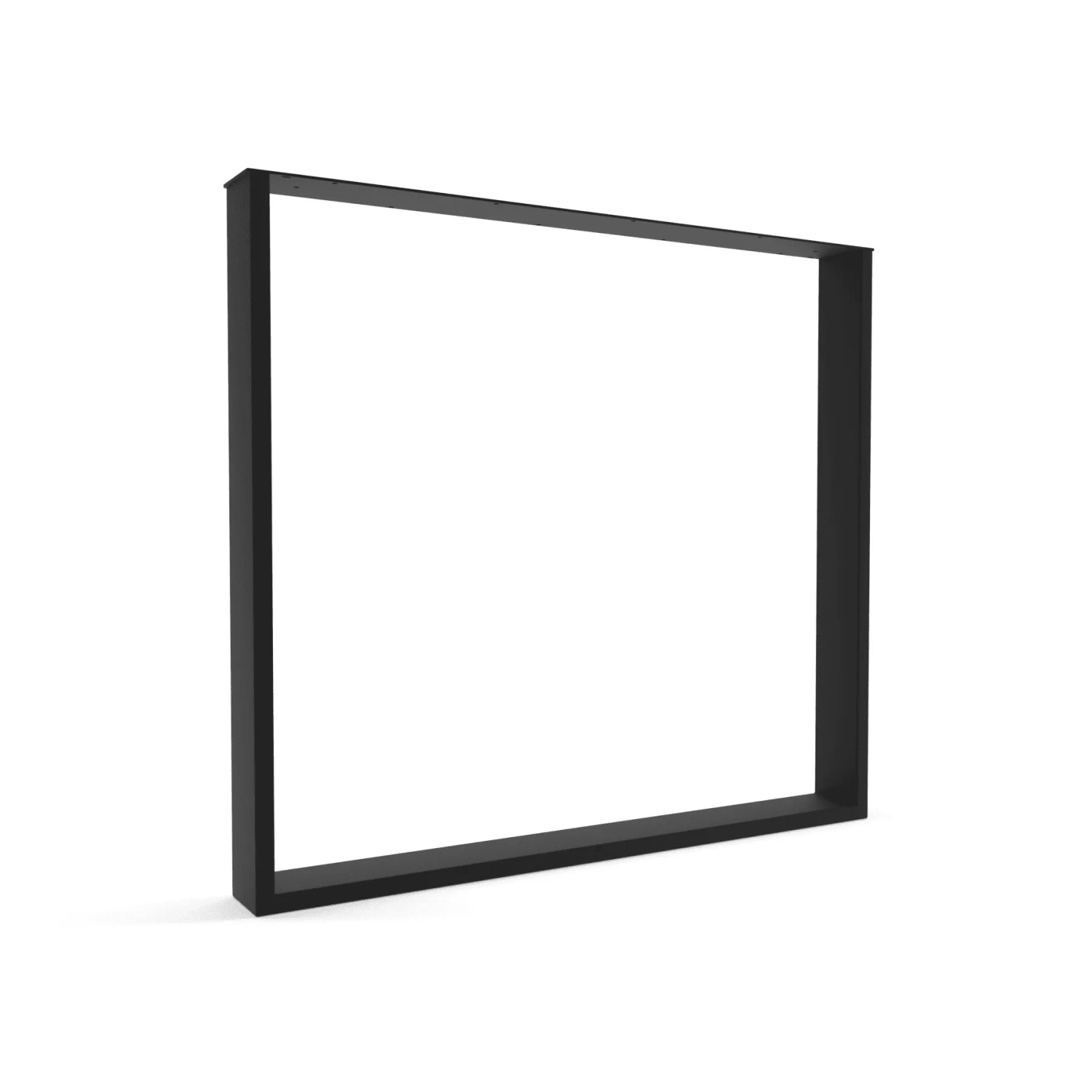 HEVVA Tischkufe BASEL 80 cm Tief 72 cm Höhe 1x Bein Schwarz
