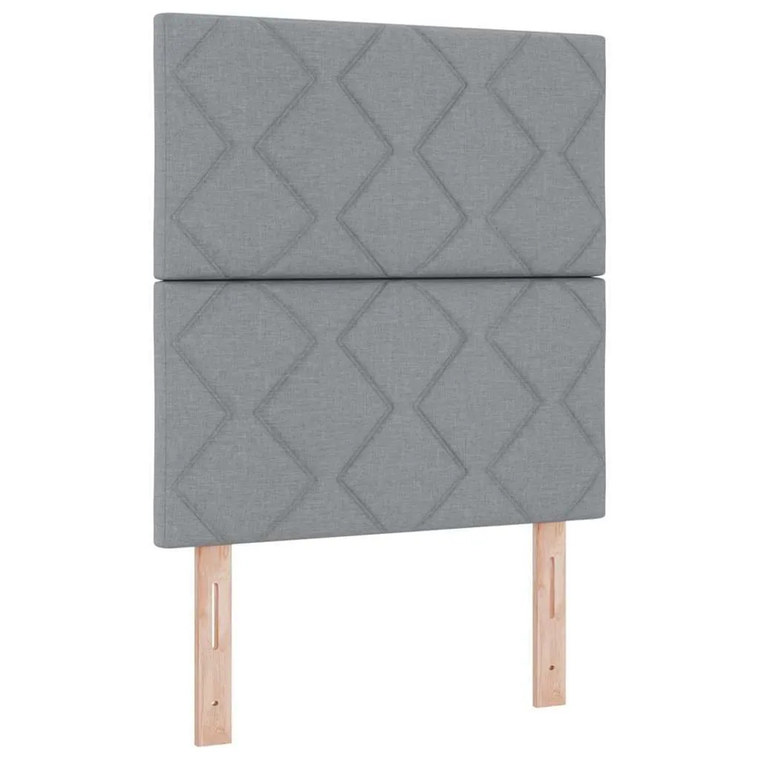 vidaXL Kopfteil mit Kopfteil Hellgrau 80 cm Kunstleder 3337873