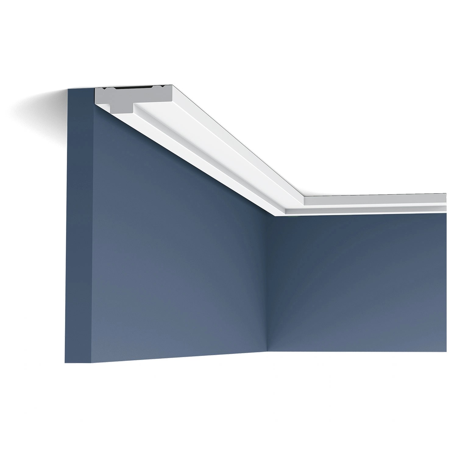 ORAC DECOR CX160 AXXENT Profilleiste Zierleiste Sockel Wand Decken-Leiste 2 m 200 cm x 3,9 cm x 1,3 cm Weiß