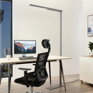 Moderne Arcchio LED Bürostehleuchte Tamilo aus Alu, 2-flammig, für Arbeitszimmer.