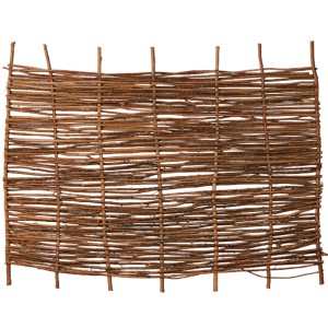 Haselnusszaun Pablo, 180x120 cm, naturbelassener Sichtschutz für den Garten.