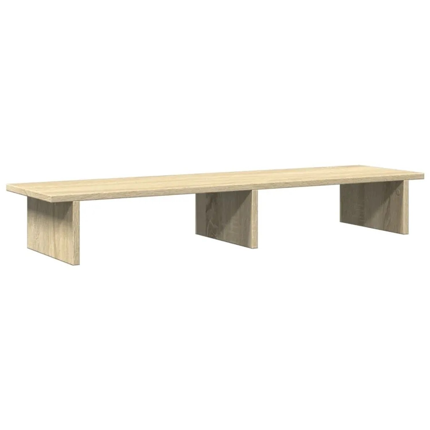 vidaXL Monitorständer Sonoma-Eiche 100x27x15 cm Holzwerkstoff 854708