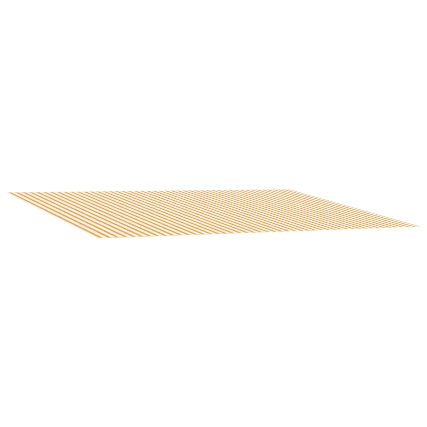 vidaXL Markisenersatzstoff Gelb und Weiß 400 x 200 cm Polyester 3444208