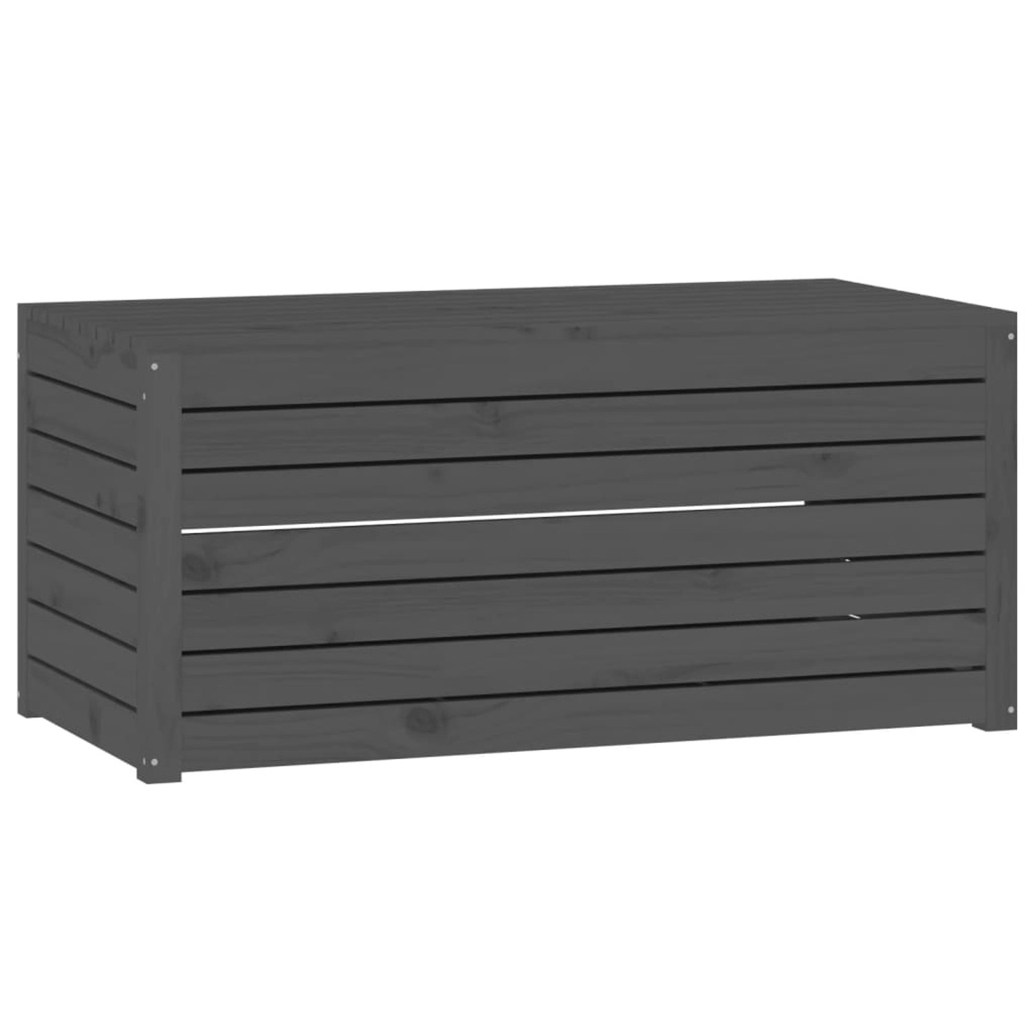 VidaXL Gartenbox Grau 101x50,5x46,5 cm Massivholz Kiefer