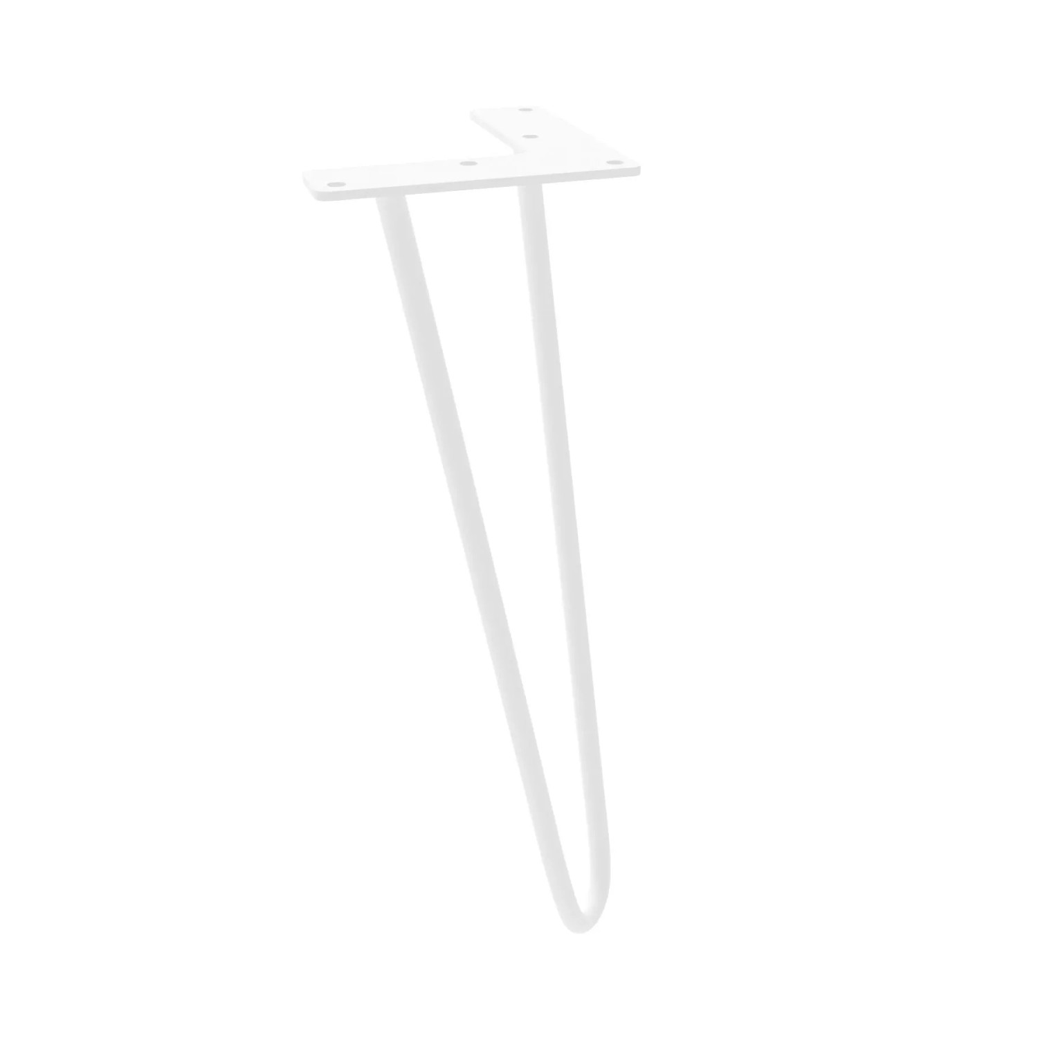 HEVVA Möbelbein NEAPEL 35 cm Hoch 1 Stück Weiß