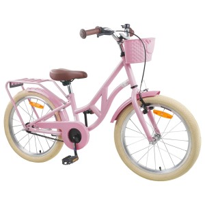vidaXL Kinderfahrrad 24 Zoll für 8-12 Jahre Alt Hellrosa 42009701