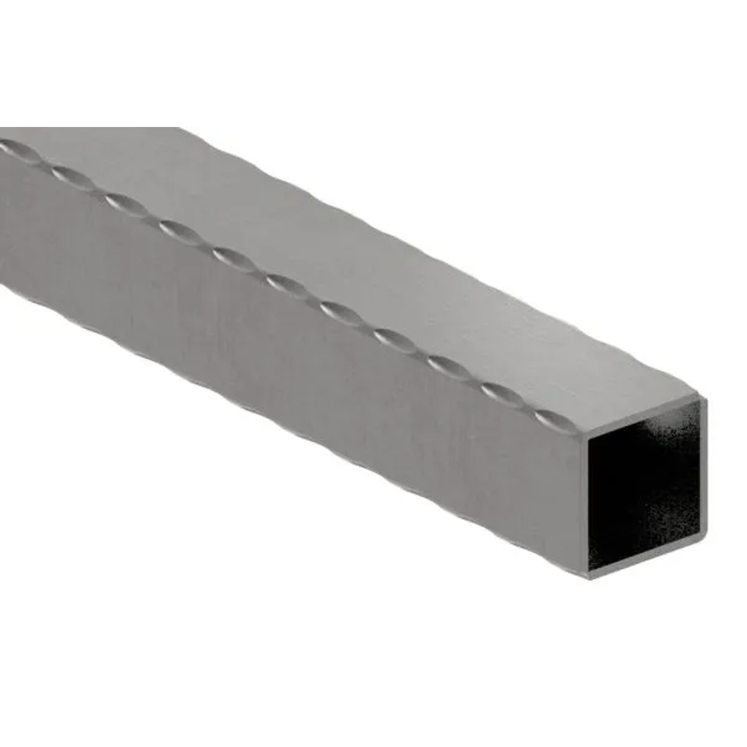 FeNau Quadratrohr Gehämmert 40x40x2,5 mm 3000 mm Stahl S235JR Roh