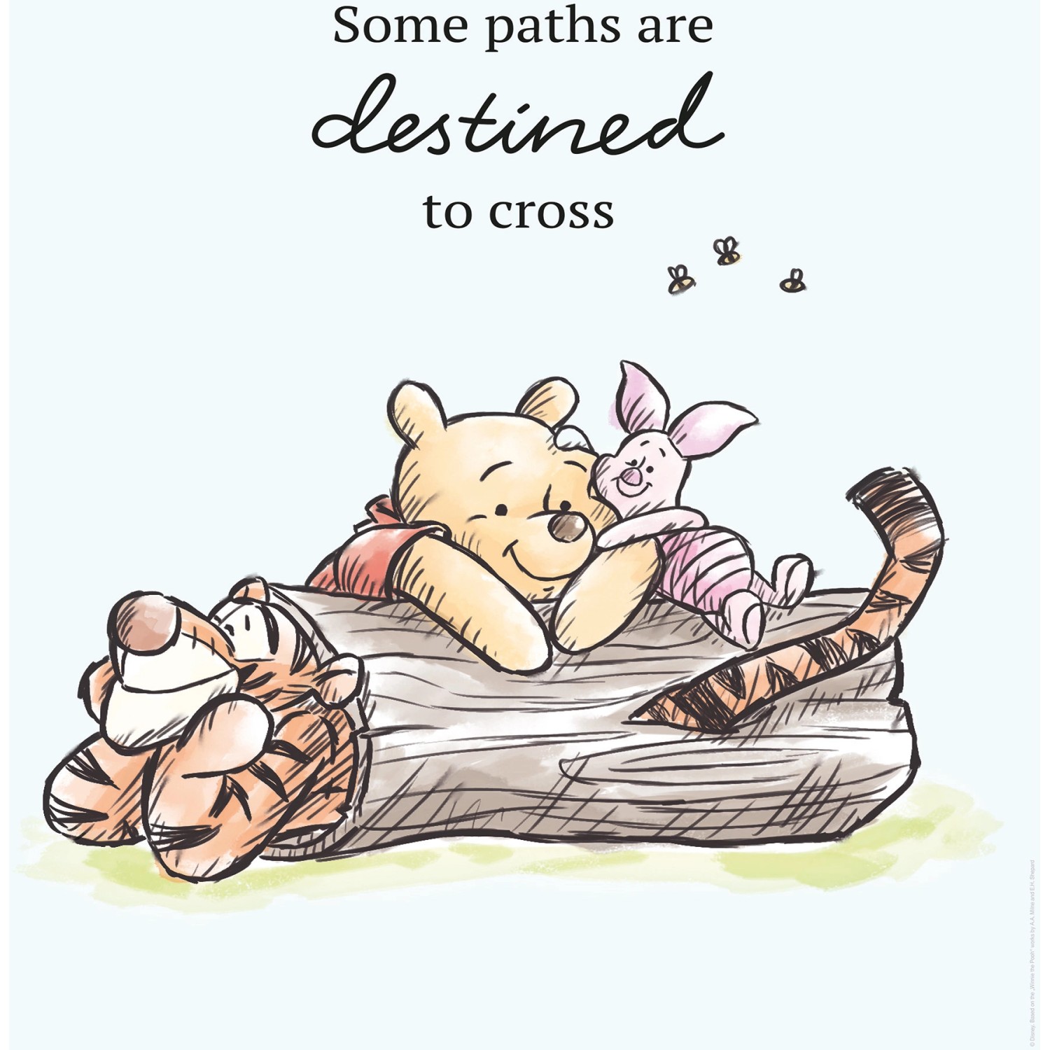 Komar Wandbild Winnie Pooh Path 40 x 50 cm günstig online kaufen