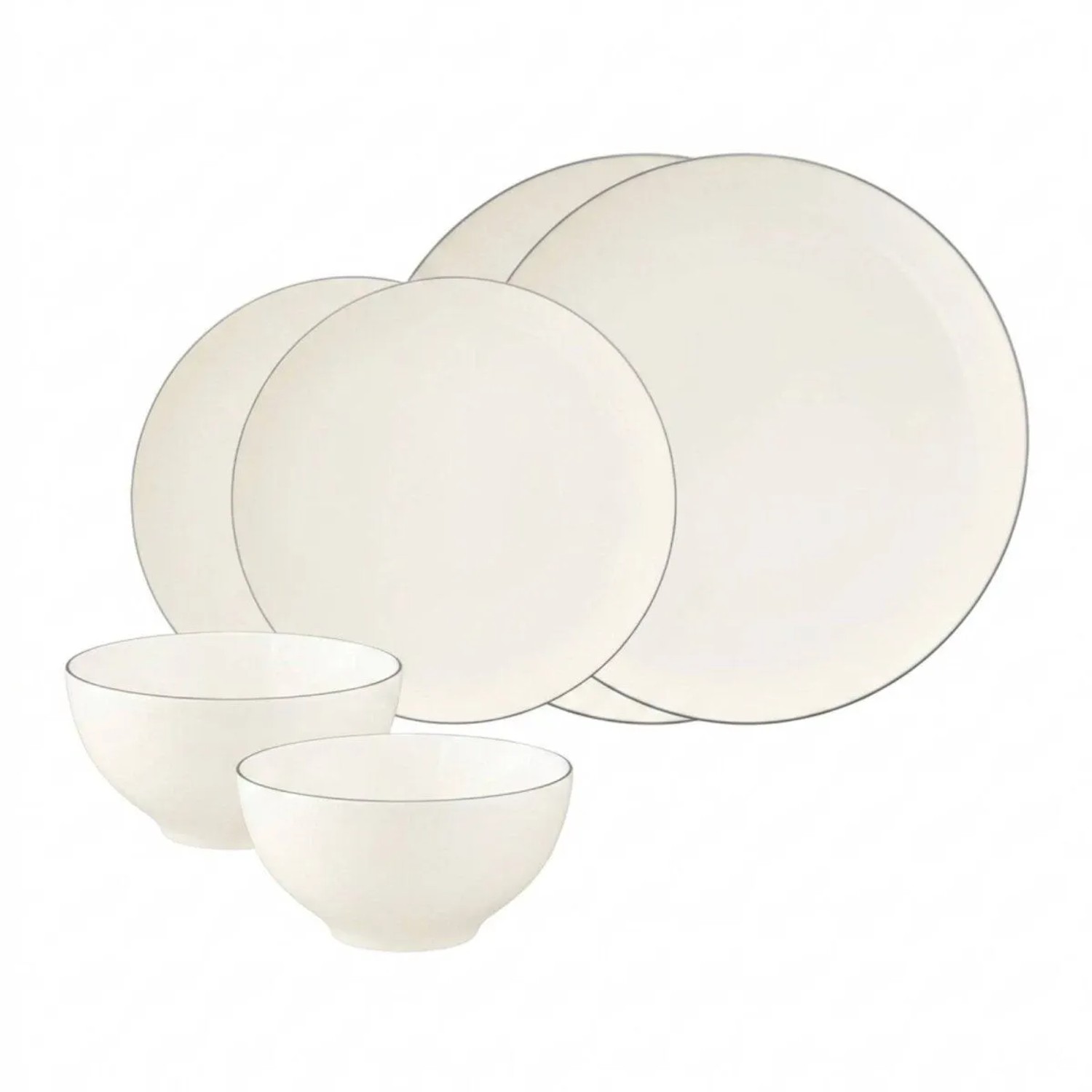 Seltmann Weiden Savona Basic-Set 6-teilig Grey Line